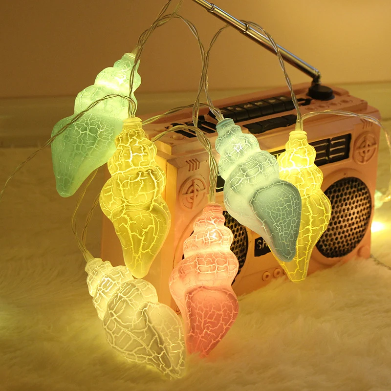 3M 20LED Multicolor Crackle Conch Fairytale Holiday Party Wedding Garden Birthday Family Decoration Christmas Lights
3M 20LED Multicolor Crackle Conch Fairytale Holiday Party Wedding Garden Birthday Family Decoration Christmas Lights