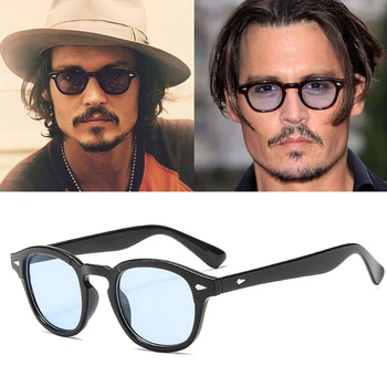 New Fashion Johnny Depp Lemtosh Style Round Sunglasses Tint Ocean Lens Brand Design Party Show Sun Glasses Gafas de sol hombre
New Fashion Johnny Depp Lemtosh Style Round Sunglasses Tint Ocean Lens Brand Design Party Show Sun Glasses Gafas de sol hombre