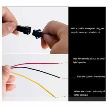 2X Switchback Car Flexible LED Strip Light DRL Sequential Flow Turn Signal Lamp LED Strip For Car Daytime Light Signal Light
2X Switchback Car Flexible LED Strip Light DRL Sequential Flow Turn Signal Lamp LED Strip For Car Daytime Light Signal Light