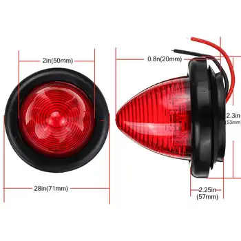 1pc 12V / 24V Car 7LED Side Marker Light Tail Lamp for Universal Truck Trailer Caravan Lorry Van
1pc 12V / 24V Car 7LED Side Marker Light Tail Lamp for Universal Truck Trailer Caravan Lorry Van