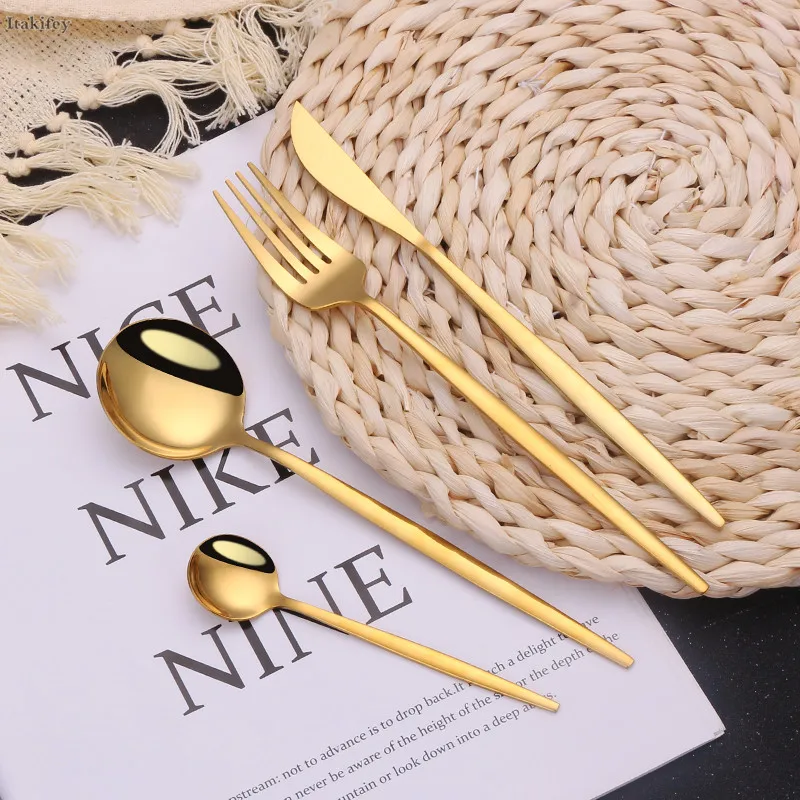 24pcs/Set Dinnerware Portable Printed Stainless Steel Set Cutlery Spoons Forks Knives Set Travel Tableware with Bag Dropshipping
24pcs/Set Dinnerware Portable Printed Stainless Steel Set Cutlery Spoons Forks Knives Set Travel Tableware with Bag Dropshipping