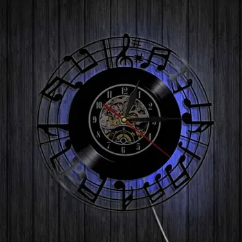 Musical Note Disc CD Gramophone Record Hanging Clock Creative Vintage Home Decoration Luminous Wall Clock Wall Clock
Musical Note Disc CD Gramophone Record Hanging Clock Creative Vintage Home Decoration Luminous Wall Clock Wall Clock