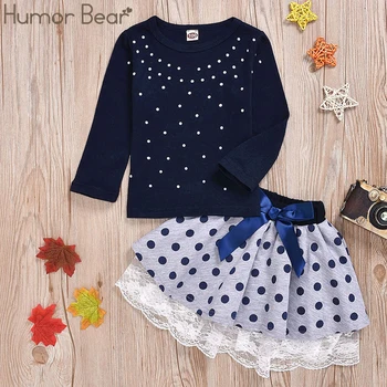 Humor Bear Autumn Winter Children Clothing Kids Girls Clothes Sets Baby Girl Dot design Long Sleeve + Skirt 2pcs Sports Suits
Humor Bear Autumn Winter Children Clothing Kids Girls Clothes Sets Baby Girl Dot design Long Sleeve + Skirt 2pcs Sports Suits