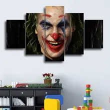 No Framed Clown Horror Movie Joaquin Phoenix 5 Panel Wall Art Canvas HD Decorative Printed Posters Paintings Home Decor Pictures
No Framed Clown Horror Movie Joaquin Phoenix 5 Panel Wall Art Canvas HD Decorative Printed Posters Paintings Home Decor Pictures