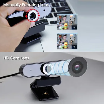 USB HD Webcam Built in Noise-reduction Microphone High-end Video Call Web Camera Computer Peripheral for PC Laptop Computer
USB HD Webcam Built in Noise-reduction Microphone High-end Video Call Web Camera Computer Peripheral for PC Laptop Computer