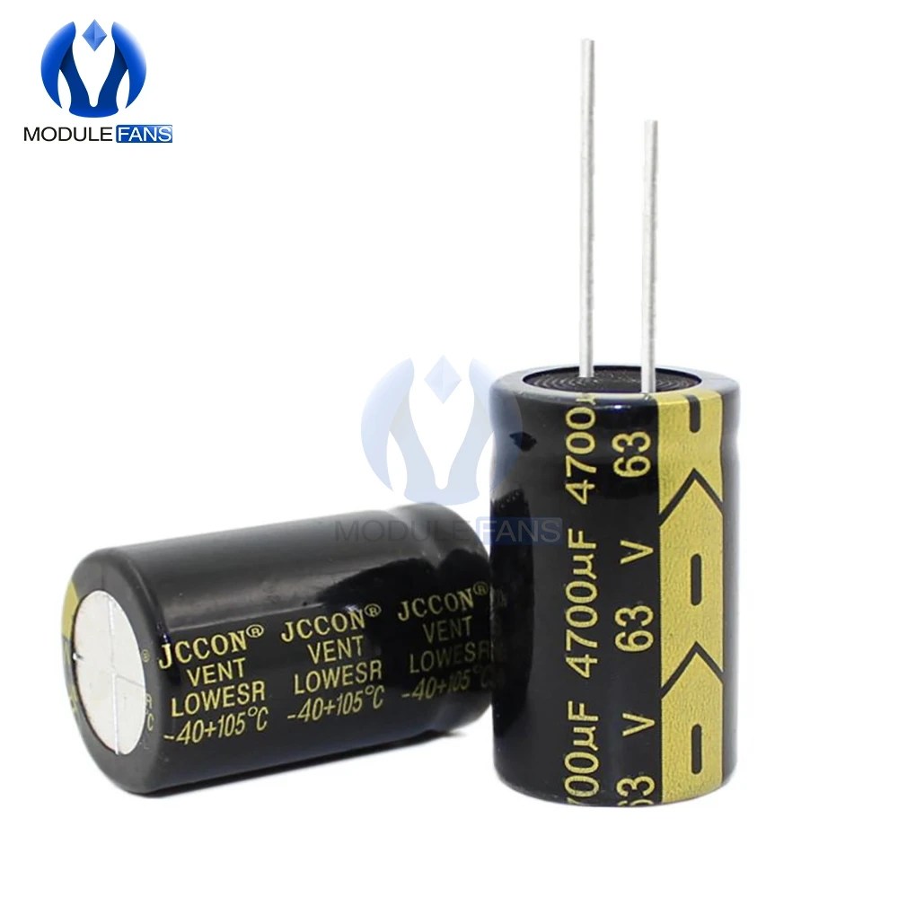 63V 4700uF Aluminum Electrolytic Capacitor 22x35mm High Frequency Low ESR 63V4700uF 22*35mm Capacitor
63V 4700uF Aluminum Electrolytic Capacitor 22x35mm High Frequency Low ESR 63V4700uF 22*35mm Capacitor