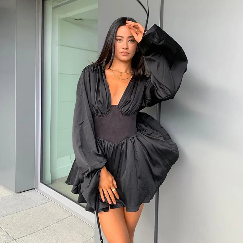 NCLAGEN Vintage Chic Dress Waist Slim Patchwork V Neck Bustier Mini Dresses Women Party Club Vestidos Bodycon Lady Ropa Clothes
NCLAGEN Vintage Chic Dress Waist Slim Patchwork V Neck Bustier Mini Dresses Women Party Club Vestidos Bodycon Lady Ropa Clothes