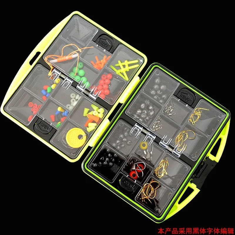 24 Kinds Portable Fishing Accessories Set Soft Lures Box Swivel Jig Lead Hooks Kit Tools Tackle Fishing Accessories Set
24 Kinds Portable Fishing Accessories Set Soft Lures Box Swivel Jig Lead Hooks Kit Tools Tackle Fishing Accessories Set