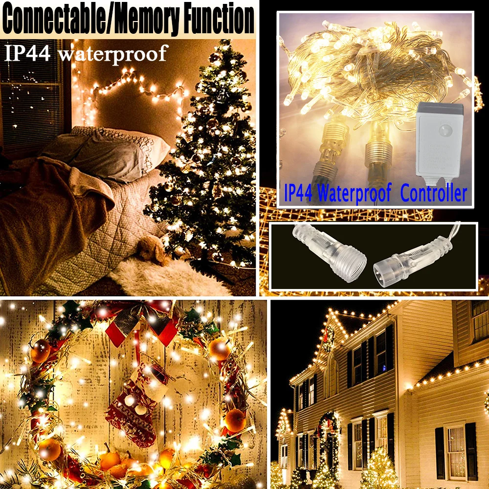 Christmas Connectable LED Fairy String Light Xmas Party Holiday Decoration LED String Lights 10M 20M 30M Multicolor String Light
Christmas Connectable LED Fairy String Light Xmas Party Holiday Decoration LED String Lights 10M 20M 30M Multicolor String Light