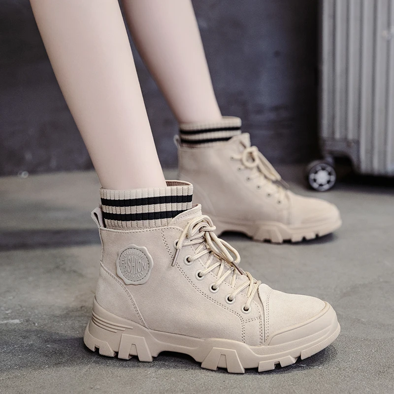 

Fashion Dr Martens Boots Leisure New Sneaker Women High Top Socks Buty Damskie Winter Shoes Woman Botas Mujer Women Casual Shoes