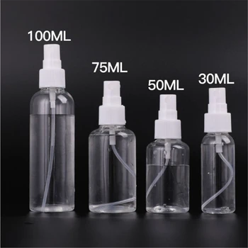 Transparent Empty Spray Bottles 30ml/50ml/75ml/100ml Plastic Mini Container Liquid Containers for Makeup alcohol disinfectant
Transparent Empty Spray Bottles 30ml/50ml/75ml/100ml Plastic Mini Container Liquid Containers for Makeup alcohol disinfectant