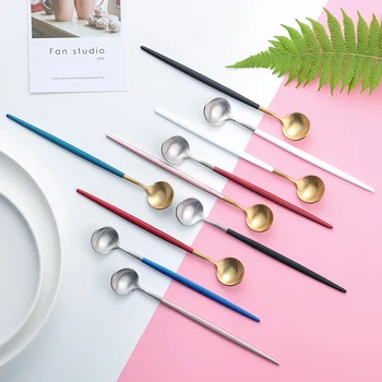 304 Stainless Steel Mixing Stirring Spoon Tea spoon Dessert Coffee Ice Cream Spoons Bar Tools Long Handle 1Pcs 
304 Stainless Steel Mixing Stirring Spoon Tea spoon Dessert Coffee Ice Cream Spoons Bar Tools Long Handle 1Pcs