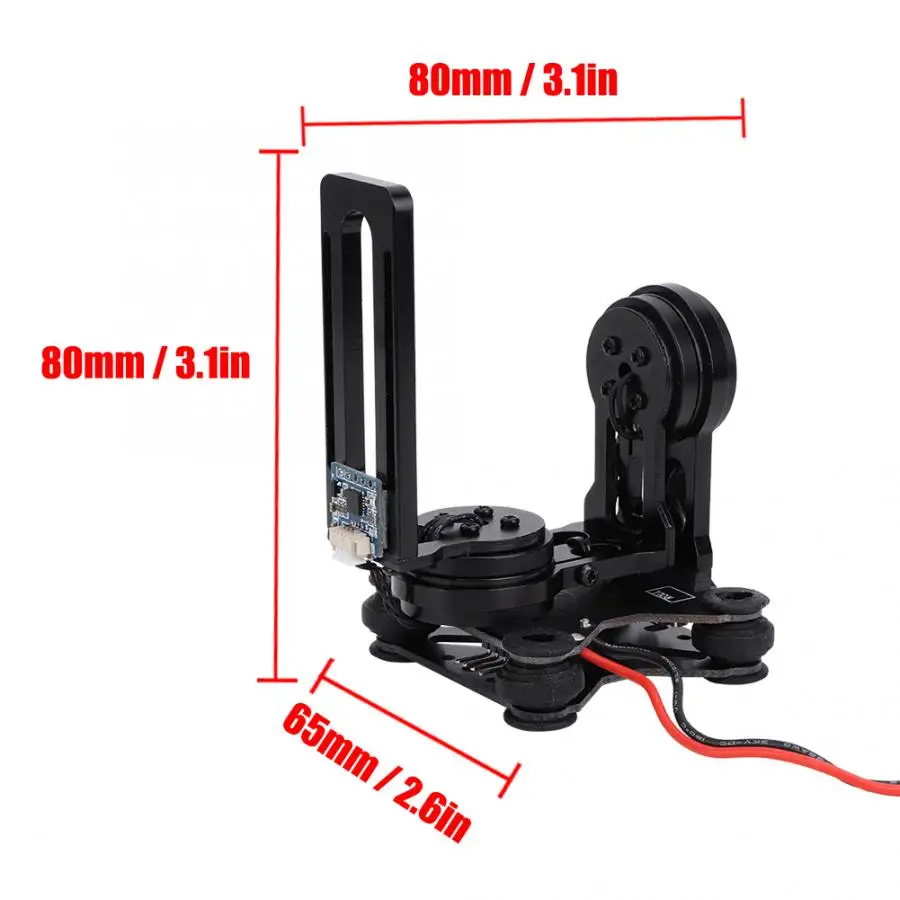 Hot 2-6S CNC 2 Axle Brushless Gimbal Fit for GOPR03 / Gopro4 FPV 2 x 2204/100T Brushless Motor Accessory
Hot 2-6S CNC 2 Axle Brushless Gimbal Fit for GOPR03 / Gopro4 FPV 2 x 2204/100T Brushless Motor Accessory