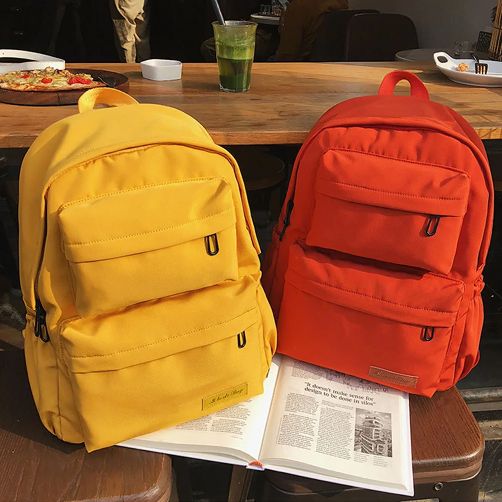 Solid Color Backpack Canvas Backpack Waterproof Nylon Multi Pocket Travel Backpacks Large Capacity School Bag New Arrival
Solid Color Backpack Canvas Backpack Waterproof Nylon Multi Pocket Travel Backpacks Large Capacity School Bag New Arrival