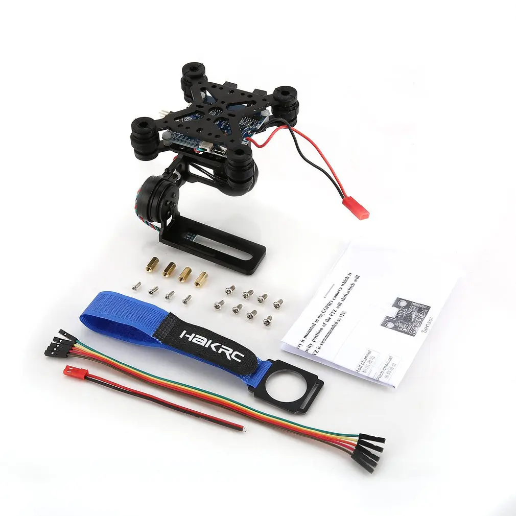 HAKRC 2-Axis CNC Metal Brushless BGC2.2 PTZ Control Panel Gimbal Stabilizer for RC Drone Camera Gopro3 DJI Phantom
HAKRC 2-Axis CNC Metal Brushless BGC2.2 PTZ Control Panel Gimbal Stabilizer for RC Drone Camera Gopro3 DJI Phantom