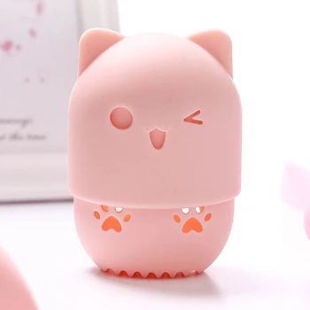 1pcs Breathable Make Up Egg Shaped Tools Travel Rack Potable Silicone Cat Shape Sponge Holder Dustproof
1pcs Breathable Make Up Egg Shaped Tools Travel Rack Potable Silicone Cat Shape Sponge Holder Dustproof