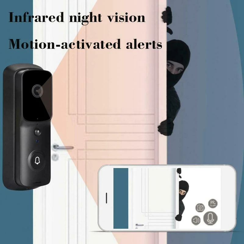 Smart home wireless video doorbell