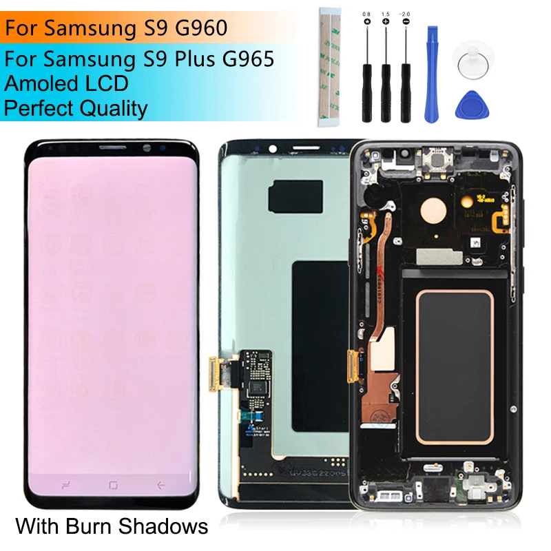 S9 Display For Samsung Galaxy Plus Lcd G965 G960f Touch Screen Digitizer Assembly s9LCD Repair | Мобильные телефоны и