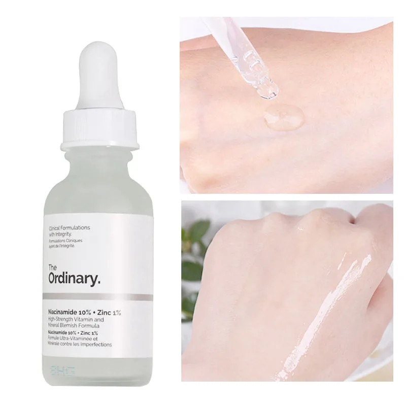 The Ordinary Niacinamide 10% + Zinc 1% Face Shrink pores Serum Oil control Moisturizing Whitening Reduce Skin Blemishes Base
The Ordinary Niacinamide 10% + Zinc 1% Face Shrink pores Serum Oil control Moisturizing Whitening Reduce Skin Blemishes Base