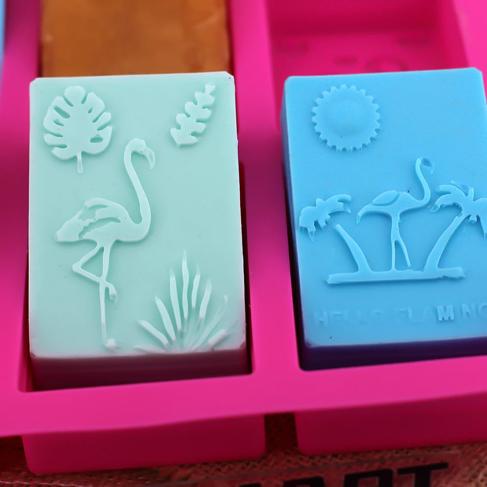 Soap Mold Flamingo Silicone soap making 6 Holes Tropical Theme Handmake Gift DIY Tool
Soap Mold Flamingo Silicone soap making 6 Holes Tropical Theme Handmake Gift DIY Tool