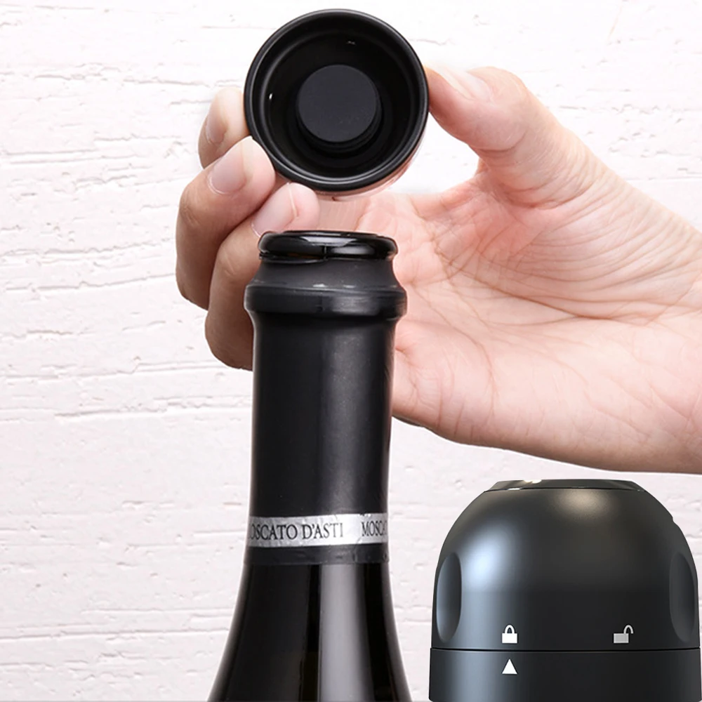 1PCs Silicone Champagne Bottle Stopper Sealing Leak-proof Portable Mini Food-Grade ABS Sparkling Wine Cover Bar Kitchen Tool
1PCs Silicone Champagne Bottle Stopper Sealing Leak-proof Portable Mini Food-Grade ABS Sparkling Wine Cover Bar Kitchen Tool