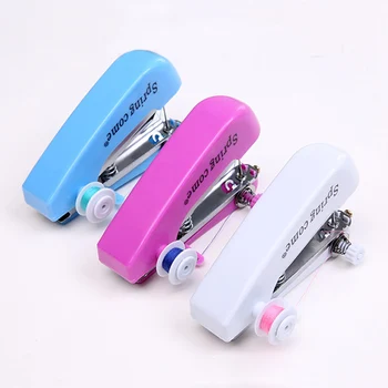 1pc Portable Mini Manual Sewing Machine Tools Sewing Simple Operation Sewing Cloth Fabric Handy Needlework Tool LYQ
1pc Portable Mini Manual Sewing Machine Tools Sewing Simple Operation Sewing Cloth Fabric Handy Needlework Tool LYQ