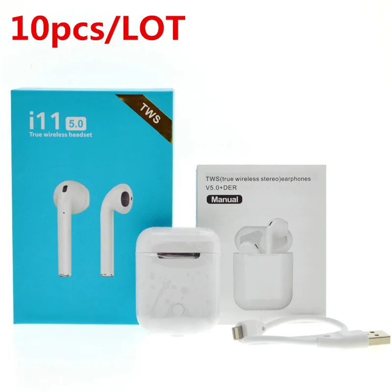 10 pcs/lot i11 TWS Bluetooth Earphone True Wireless Earbuds 5.0 Headphone 1:1 Wireless Earphones Blutooth Headset For iPhone LG
10 pcs/lot i11 TWS Bluetooth Earphone True Wireless Earbuds 5.0 Headphone 1:1 Wireless Earphones Blutooth Headset For iPhone LG
