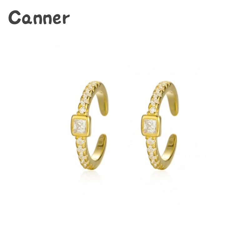 Canner C Shape Square Zircon Crystals Clip on Earrings for Women No Piercing Ear Cuff Silver 925 Jewelry Oorbellen Voor Vrouwen
Canner C Shape Square Zircon Crystals Clip on Earrings for Women No Piercing Ear Cuff Silver 925 Jewelry Oorbellen Voor Vrouwen