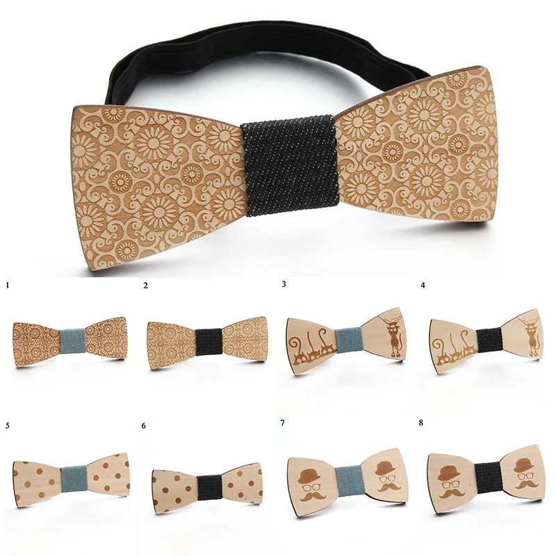 Wooden Tie Bowknot Bow Ties Smooth Collar Flower Fashion Adjustable Strap Bowtie Wedding Party Butterfly Collar Accessories
Wooden Tie Bowknot Bow Ties Smooth Collar Flower Fashion Adjustable Strap Bowtie Wedding Party Butterfly Collar Accessories
