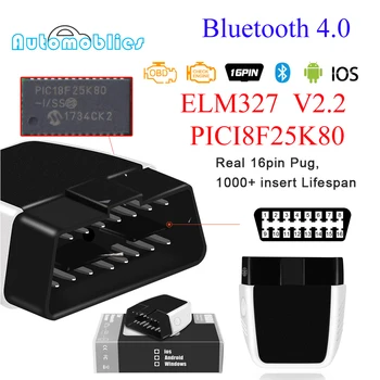 New ELM327 V2.2 diagnostic tool PIC18F25K80 Bluetooth 4.0 scan tool better than elm 327 V1.5 car diagnostics odb2 obd2 scanner
New ELM327 V2.2 diagnostic tool PIC18F25K80 Bluetooth 4.0 scan tool better than elm 327 V1.5 car diagnostics odb2 obd2 scanner