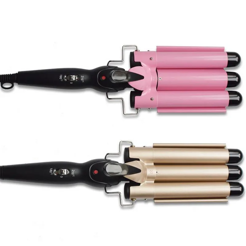 Professional 20-32m Automatic Curling Iron Splint Ceramic Hair Curler Triple Curling Iron Big Wave Curlers Styling Tools 20#824
Professional 20-32m Automatic Curling Iron Splint Ceramic Hair Curler Triple Curling Iron Big Wave Curlers Styling Tools 20#824