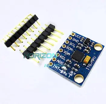 10PCSIIC I2C GY-521 MPU-6050 MPU6050 3 Axis Analog Gyroscope Sensors + 3 Axis Accelerometer Module For Arduino With Pins 3-5V DC
10PCSIIC I2C GY-521 MPU-6050 MPU6050 3 Axis Analog Gyroscope Sensors + 3 Axis Accelerometer Module For Arduino With Pins 3-5V DC