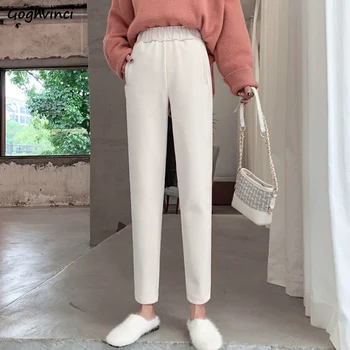 Casual Pants Women Plus Size 3XL Loose Autumn Winter Wool Ankle-length Loose Womens Straight Warm High Waist Streetwear Fashion
Casual Pants Women Plus Size 3XL Loose Autumn Winter Wool Ankle-length Loose Womens Straight Warm High Waist Streetwear Fashion