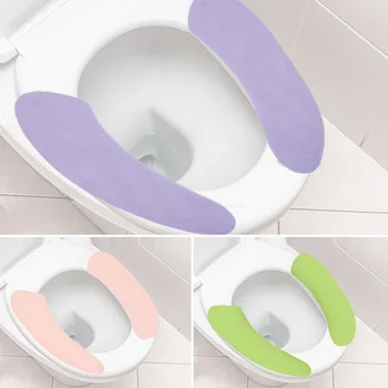 Printed Warm Toilet Cushion, Sticky Electrostatic Toilet Sticker, Can Be Cut And Cleaned Toilet Seat, Toilet Cover-1 Pair 
Printed Warm Toilet Cushion, Sticky Electrostatic Toilet Sticker, Can Be Cut And Cleaned Toilet Seat, Toilet Cover-1 Pair
