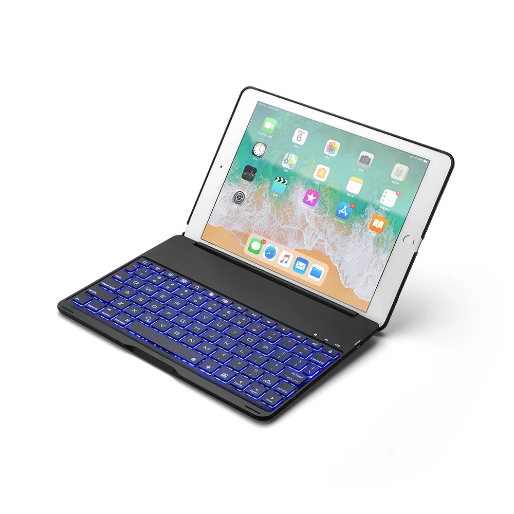 Portable Smart Bluetooth Keyboard Cases for Apple iPad Air Pro 9.7 inch Tablet Case Cover with Keyboard LED Backlight
Portable Smart Bluetooth Keyboard Cases for Apple iPad Air Pro 9.7 inch Tablet Case Cover with Keyboard LED Backlight