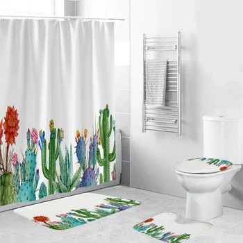 Beautiful Spring And Summer Landscapes 3D Digital Printing All-polyester Waterproof Shower Curtain Four-piece Set
Beautiful Spring And Summer Landscapes 3D Digital Printing All-polyester Waterproof Shower Curtain Four-piece Set
