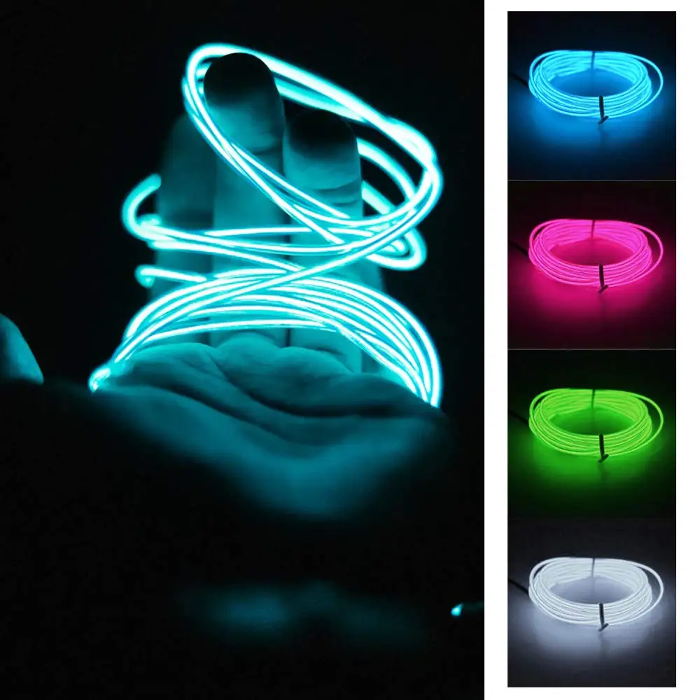 Flexible Neon Light Sewing Edge EL Wire Led Dance Party Decor Car Lights Neon LED lamp
Flexible Neon Light Sewing Edge EL Wire Led Dance Party Decor Car Lights Neon LED lamp