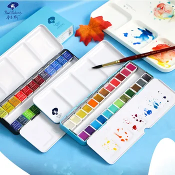 Paul Rubens Fine Transparent Metallic Solid Watercolor Paint Set Glitter Pearl Water Color Aquarelle For Painting Art Supplies
Paul Rubens Fine Transparent Metallic Solid Watercolor Paint Set Glitter Pearl Water Color Aquarelle For Painting Art Supplies