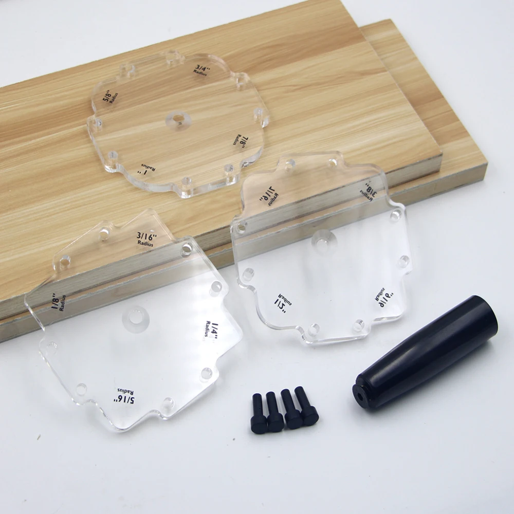 3pcs Router Radius Templates For Routing Accurate Rounded Corners Wood Panel Corner Radius Router Table Bit Jig Arc Locator
3pcs Router Radius Templates For Routing Accurate Rounded Corners Wood Panel Corner Radius Router Table Bit Jig Arc Locator