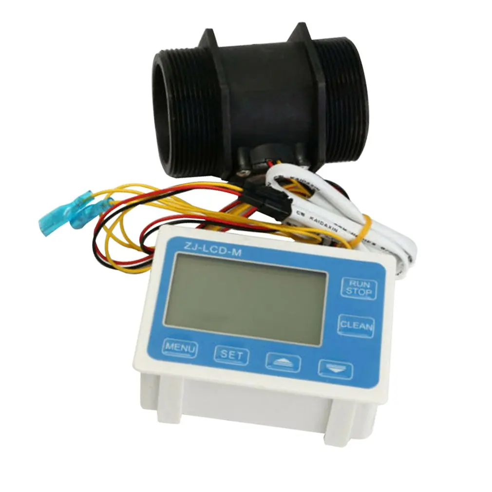 2 Inch Flow Water Sensor Meter LCD Display Quantitative Control 1-9999L/min Temperature Sensor Water Sensor
2 Inch Flow Water Sensor Meter LCD Display Quantitative Control 1-9999L/min Temperature Sensor Water Sensor