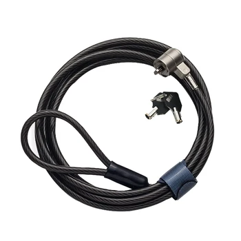 Laptop Key Lock Security Cable Lock 2M Bold Extended Universal Key Type
Laptop Key Lock Security Cable Lock 2M Bold Extended Universal Key Type