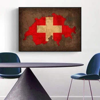 Country Flag Maps Poster Vintage Country Flag Map of Switzerland Canvas Print Home Decor Wall Art Decor No Frame
Country Flag Maps Poster Vintage Country Flag Map of Switzerland Canvas Print Home Decor Wall Art Decor No Frame