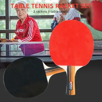 Professional Rubber Black Red Racquet Athletes Ping Pong Bat Ping-Pong Racket Playground Sports Table Tennis Bat Paddler
Professional Rubber Black Red Racquet Athletes Ping Pong Bat Ping-Pong Racket Playground Sports Table Tennis Bat Paddler