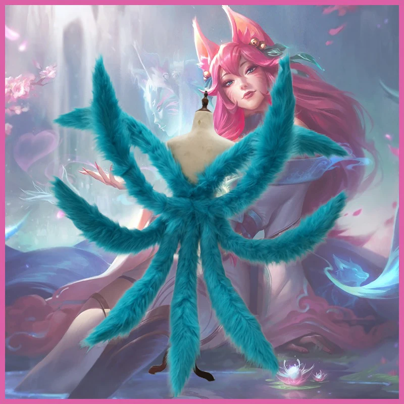 LOL Ahri Lotus Flower Kimono Cosplay Costume Prop 9 Tail Customized Free Shipping F
LOL Ahri Lotus Flower Kimono Cosplay Costume Prop 9 Tail Customized Free Shipping F
