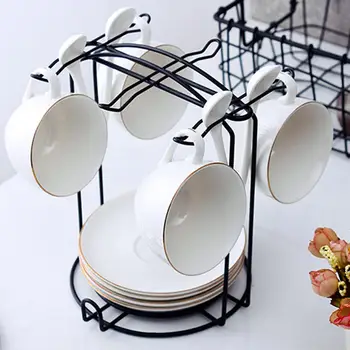 2020 Newest Innovative Multiple Hooks Mug Holder Glass Cup Rack Tea Black Coffee Anti-Rust Coated Steel Display Stand
2020 Newest Innovative Multiple Hooks Mug Holder Glass Cup Rack Tea Black Coffee Anti-Rust Coated Steel Display Stand