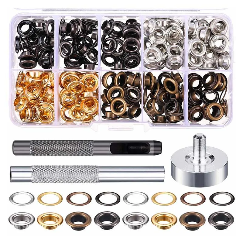 200pcs Metal Eyelets Tool Eyelets Grommets Installer Eyelets Para Scrapbook Buttons For Clothing Leather Craft Eyelet Punch
200pcs Metal Eyelets Tool Eyelets Grommets Installer Eyelets Para Scrapbook Buttons For Clothing Leather Craft Eyelet Punch