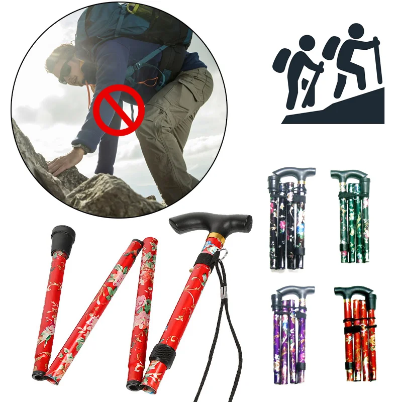 Cane Elderly Stick Camp Holiday Necessities Aluminium Metal T Handle Retractable Walking Trekking Pole Walking Stick Portable
Cane Elderly Stick Camp Holiday Necessities Aluminium Metal T Handle Retractable Walking Trekking Pole Walking Stick Portable