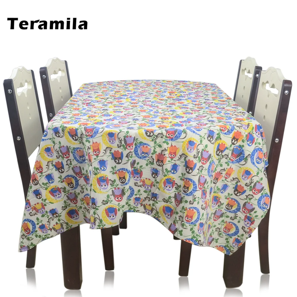 Teramila Dustproof Cotton Linen Owl Pattern Table Cover Rectangular Thick Tablecloth Dining For Party Home Mantel Wedding Decor
Teramila Dustproof Cotton Linen Owl Pattern Table Cover Rectangular Thick Tablecloth Dining For Party Home Mantel Wedding Decor