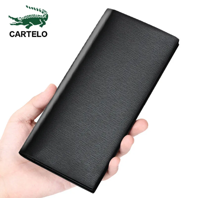 CARTELO New wallet men's Long Wallet multi function wallet solid color WALLET business dollar bag
CARTELO New wallet men's Long Wallet multi function wallet solid color WALLET business dollar bag
