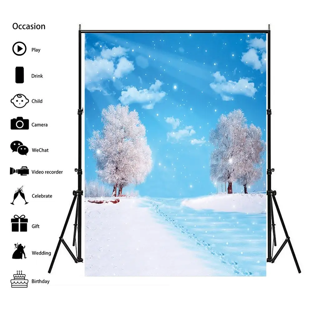 Minimoto 5X7Feet(150x210cm) Winter Outdoor Snow Scene Theme Photography Background Vinyl Non-woven Photo Studio Backdrop Props
Minimoto 5X7Feet(150x210cm) Winter Outdoor Snow Scene Theme Photography Background Vinyl Non-woven Photo Studio Backdrop Props